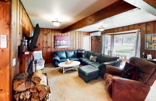Blue River Cabin | Tree-lined retreat with a wood stove, grill, firepit, & mountain views - dogs ok