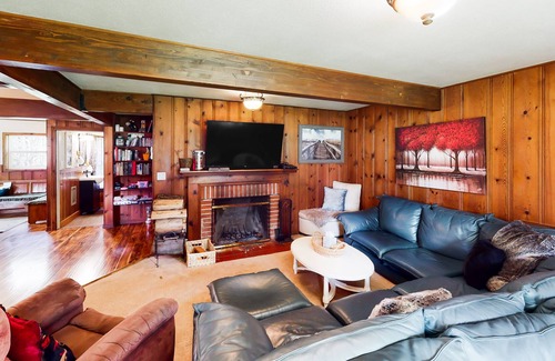 Blue River Cabin | Tree-lined retreat with a wood stove, grill, firepit, & mountain views - dogs ok