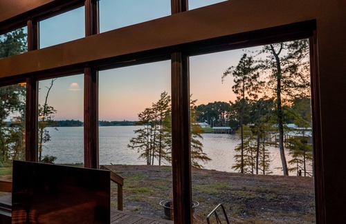 Negreet Cabin | Two Renovated Houses, Sleeps 19: Mid-Lake, Hot Tub