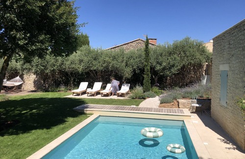 Gordes Villa | Typical Provencal Villa in Gordes village center with garden, parking and pool.
