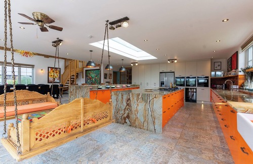 Shaftesbury House | Unique 7 Bedroom House with Skittle Alley, Seasonal Heated Pool and Playground.