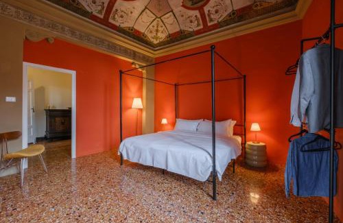 Historic Center Apartment | Unique Bologna Penthouse with Frescoes and Charm
