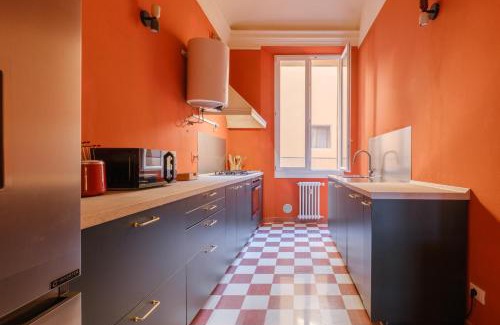 Historic Center Apartment | Unique Bologna Penthouse with Frescoes and Charm