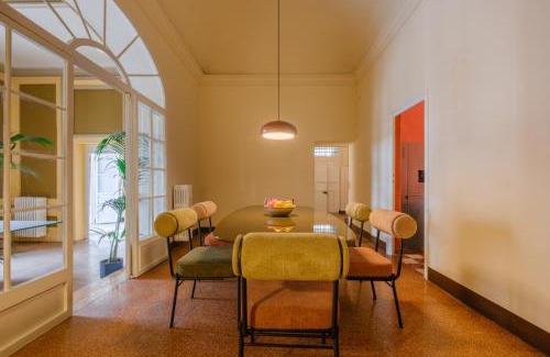 Historic Center Apartment | Unique Bologna Penthouse with Frescoes and Charm