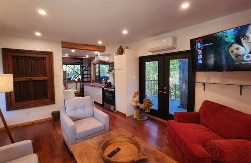 North Cowichan Bed & Breakfast | Unique experience, forest house, wild life viewing, Hot Tub/fire pit, pool tbl.