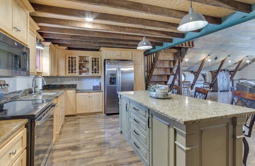 Stevens County House | Unique, Renovated Barn Vacation Rental in Donnelly