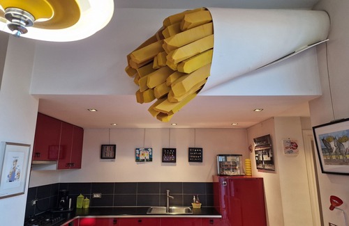 Vorst Apartment | Unusual and unique in Brussels! + garden + secure private parking