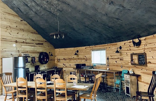 Leakey Cabin | Upcycled Grain Bin Cabin