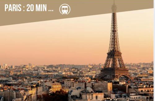 Quartier du Vieux-Pont - Sainte-Genevieve Apartment | Urban cocon - 15 min de La Défense - 20min Paris