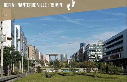 Quartier du Vieux-Pont - Sainte-Genevieve Apartment | Urban cocon - 15 min de La Défense - 20min Paris