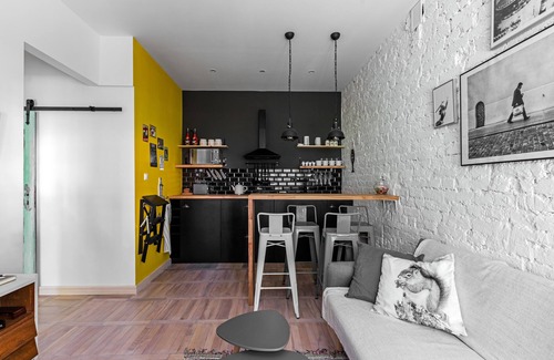 Old Town Apartment | Urban Rustic Flat in Historical Building