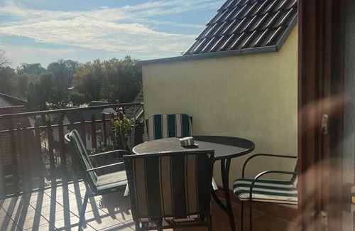 Lubben Cottage | Vacation apartment, WC/shower - Pension am Markt