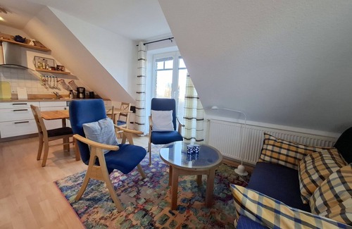 Werdum Apartment | Vacation apartment no.: 2 Fireplace - Haus Friesentraum