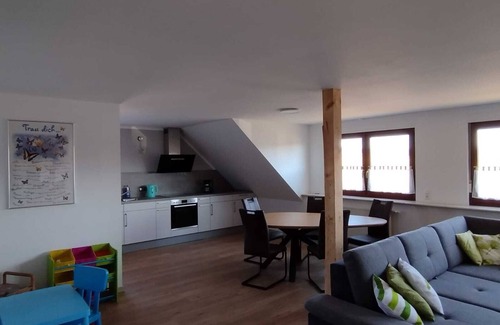 Ahorntal Apartment | Vacation apartment with balcony 95m², for 2-6 persons in Franconian Switzerland