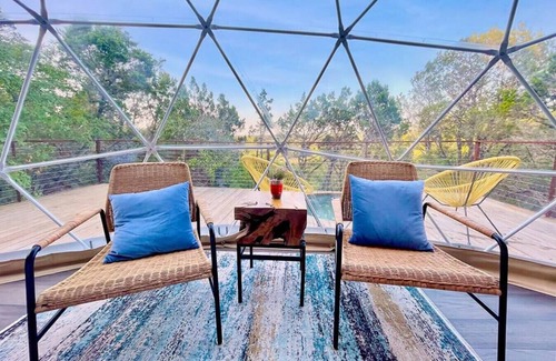 Oatmeal Apartment | Vagary: Luxury Glamping in Treetop Dome + Dip Pool