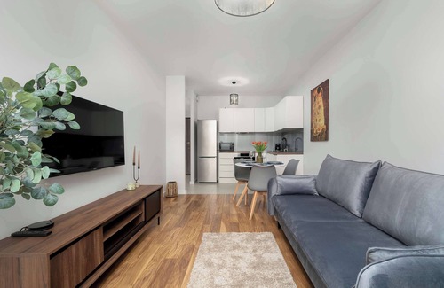 Rzeszow Apartment | Velvet Apartment with Balcony in Rzeszow by Noclegi Renters