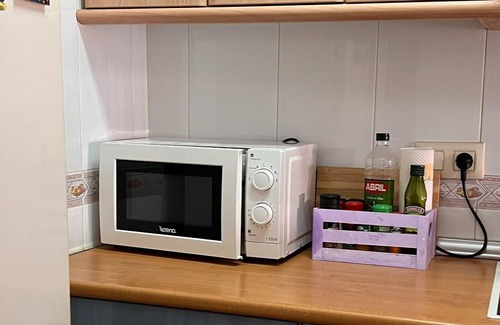 Retamar Apartment | Vibrant apartment in Retamar with garden