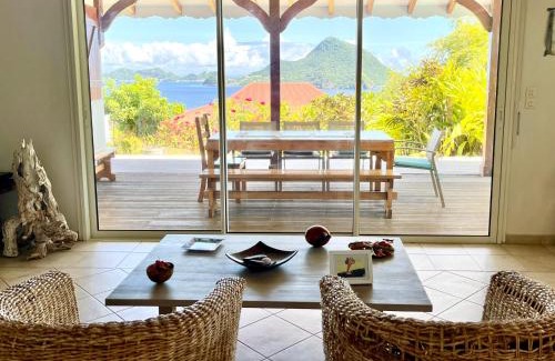 Grand Anse Villa | Villa Bambou, vue mer, panorama sur la baie des Saintes