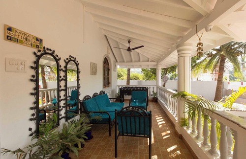 Morjim Villa | Villa Baywalk Goa, 200 meters from Morjim Beach, 8-bedroom villa with Pool