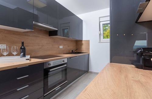 Milohnici Villa | Villa Bella Vista A - contemporary villa with a private pool near a beach