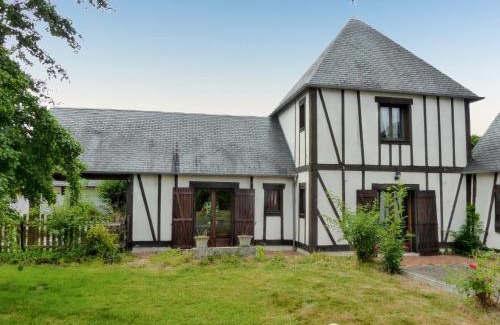 Mesnil-en-Ouche Villa | Villa charmante dans les vergers de Normandie avec piscine privée.