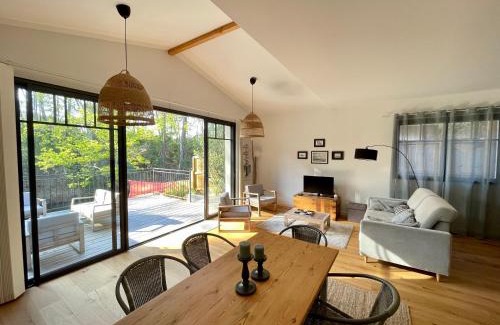 Cazaux Villa | Villa du Canal - Ponton pour bateau