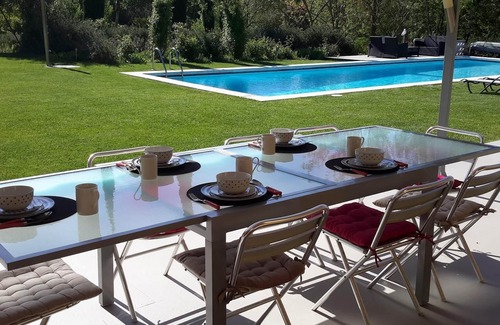 Sales de Llierca Villa | Villa "Idyllic guest wing of villa" with Mountain View, Pool, Garden, Terrace, A/C & Wi-Fi