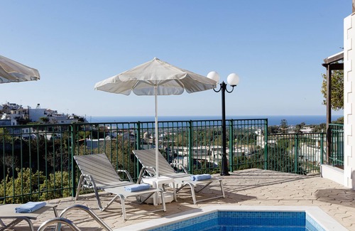 Kirianna Villa | Villa Mahin with pool and sea view