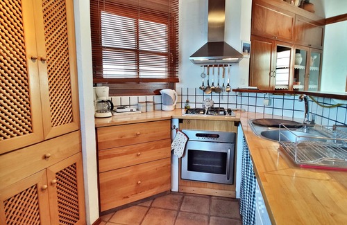 Xanthi Region Villa | “Villa Nina” is located above a beautiful beach with breathtaking sunset views.