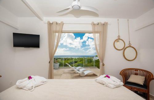 Grand-Bourg Villa | Villa Olina vue mer, jardin piscine