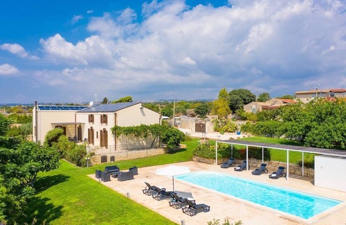 Scicli Villa | Villa Palazzola: Large Private Pool, Sea Views, A/C, WiFi