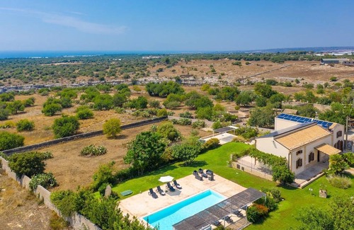 Scicli Villa | Villa Palazzola: Large Private Pool, Sea Views, A/C, WiFi