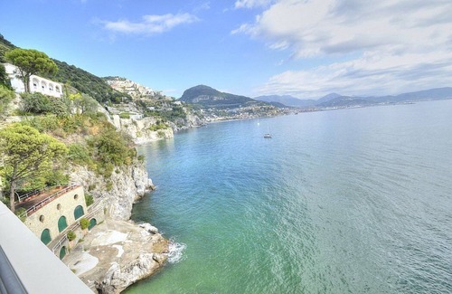 Vietri sul Mare Villa | Villa Teti: A bright three-story villa built sheer above the sea, with Free WI-FI.