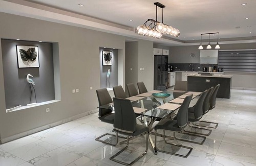 Oyster Pond Villa | Villa Vijoux, Modern 8 br villa for large groups or family & Spectacular views!