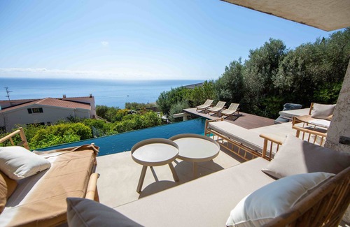 Pietranera Villa | Villa vue Mer, Piscine, Cap Corse, Proximité de Bastia, en Famille ou Entre Amis