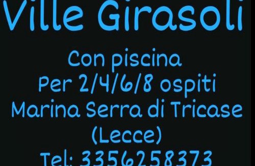 Porto Tricase Villa | VILLE GIRASOLI "VILLA NELLA BAIA" with PRIVATE SWIMMING POOL