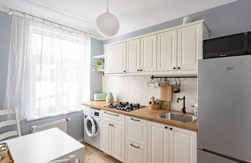 Avoti Apartment | Vintage Apartments Blue/Free parking