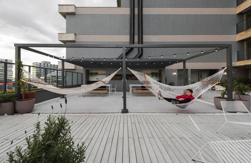 Sao Goncalo Apartment | Vista para o Parque Una com garagem