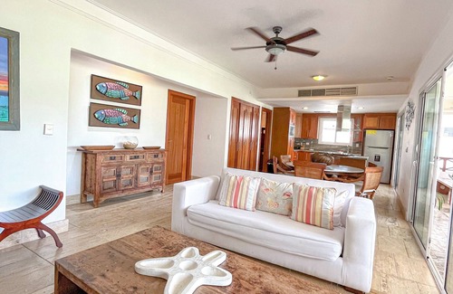 Portillo Apartment | Walk to beach Suite w/Balcony and Pool View in Las Terrenas
