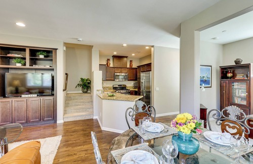 North Valley House | Walk to Public Transit: Gated Oceanside Abode!