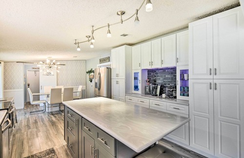 Georgetown House | Waterfront Georgetown Home w/Dock & Large Porch!