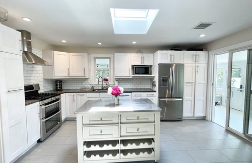 Mattituck House | Waterfront home with private dock & bocce court!