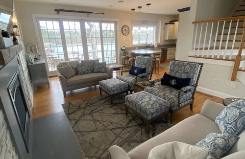 New Seabury House | Waterfront New Seabury Home with Private Dock