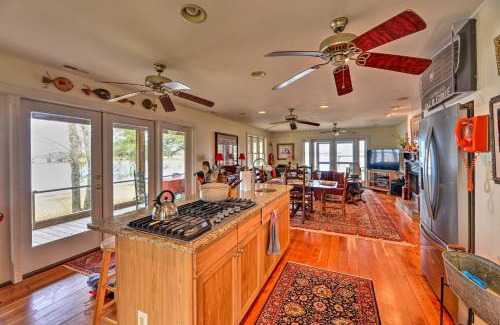 Belhaven House | Waterside Belhaven House and Cottage with Porch and Dock