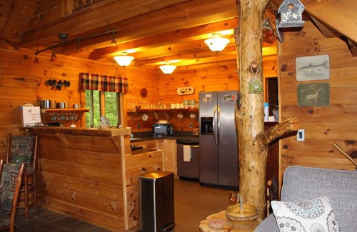 Jay Cabin | "Wildwood in the Pines" - Unique Adirondack Log Cabin - High Peaks