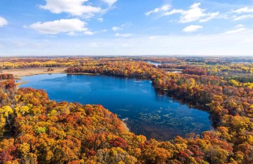 Crosslake House | Winter Hideaway Lakeside Cabin Snowmobile