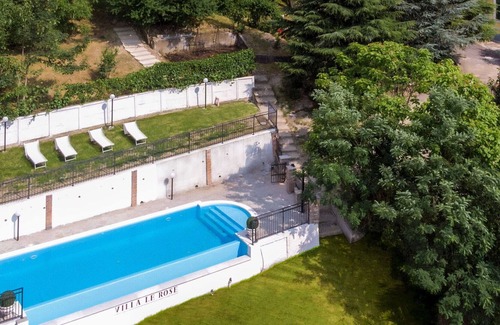 Serravalle Scrivia Villa | Wonderful private villa for 8 guests with private pool, hot tub, WIFI, TV, patio and parking