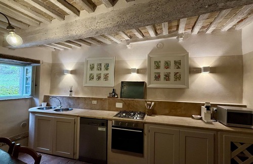 Vivo dʼOrcia Villa | Wonderful villa for 4 guests with WIFI, pool, TV and panoramic view