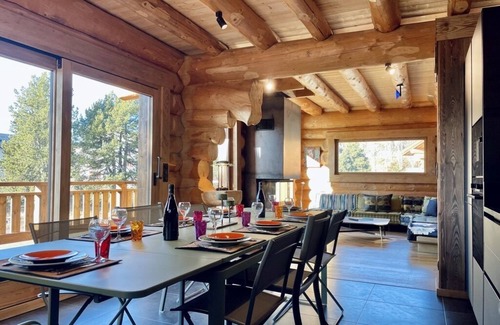 Font-Romeu-Odeillo-Via Ski Chalet | Wooden Cottage IN Full Nature, IN Full Sun, IN Full Font-romeu Sauna