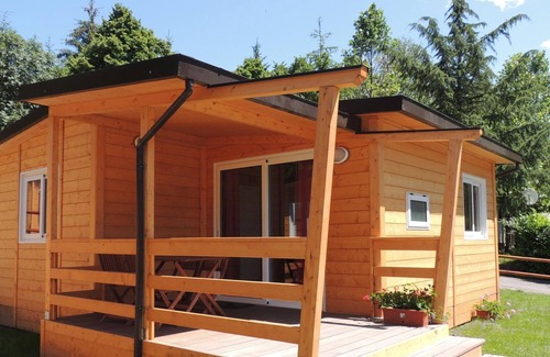 Morgex Ski Chalet | Wooden chalet in La Salle with shared pool